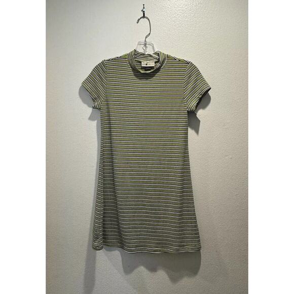 Vintage Limited Too Girls Size 14 Striped Short Sleeve Dress 90s Stretch READ - Picture 1 of 9